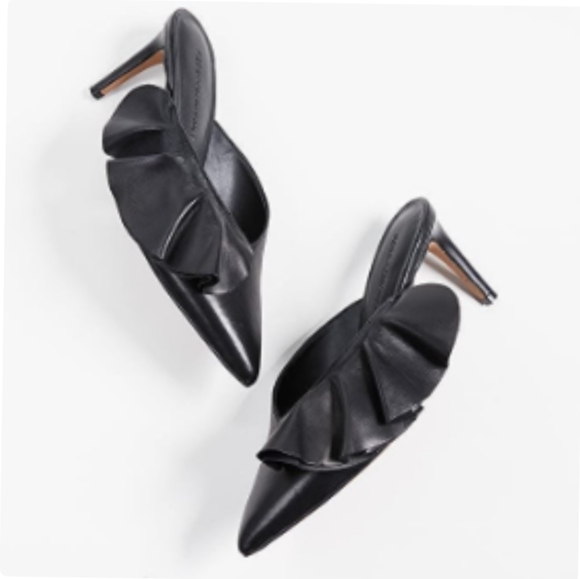 Rebecca Minkoff Shoes - 🎈💯Rebecca Minkoff Leather Mules, NWOT, Sz 9